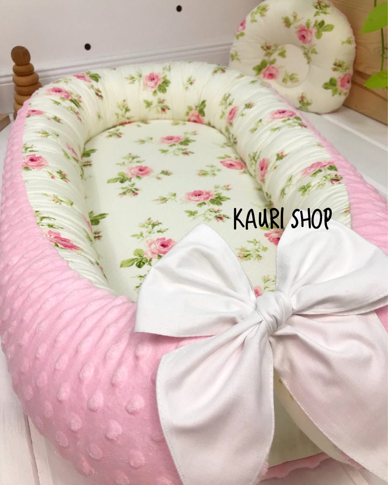Doublesided baby nest for newborn babynest sleep bed cot Etsy