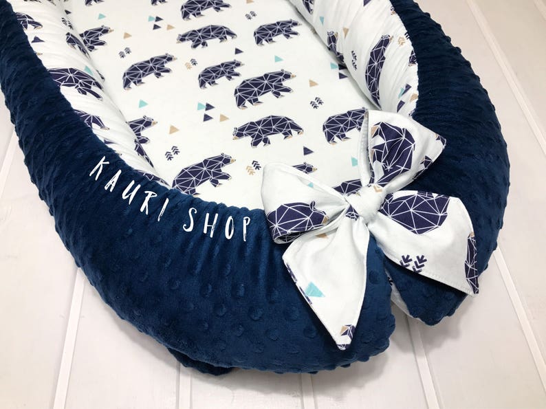 Doublesided baby nest for newborn babynest sleep bed cot Etsy