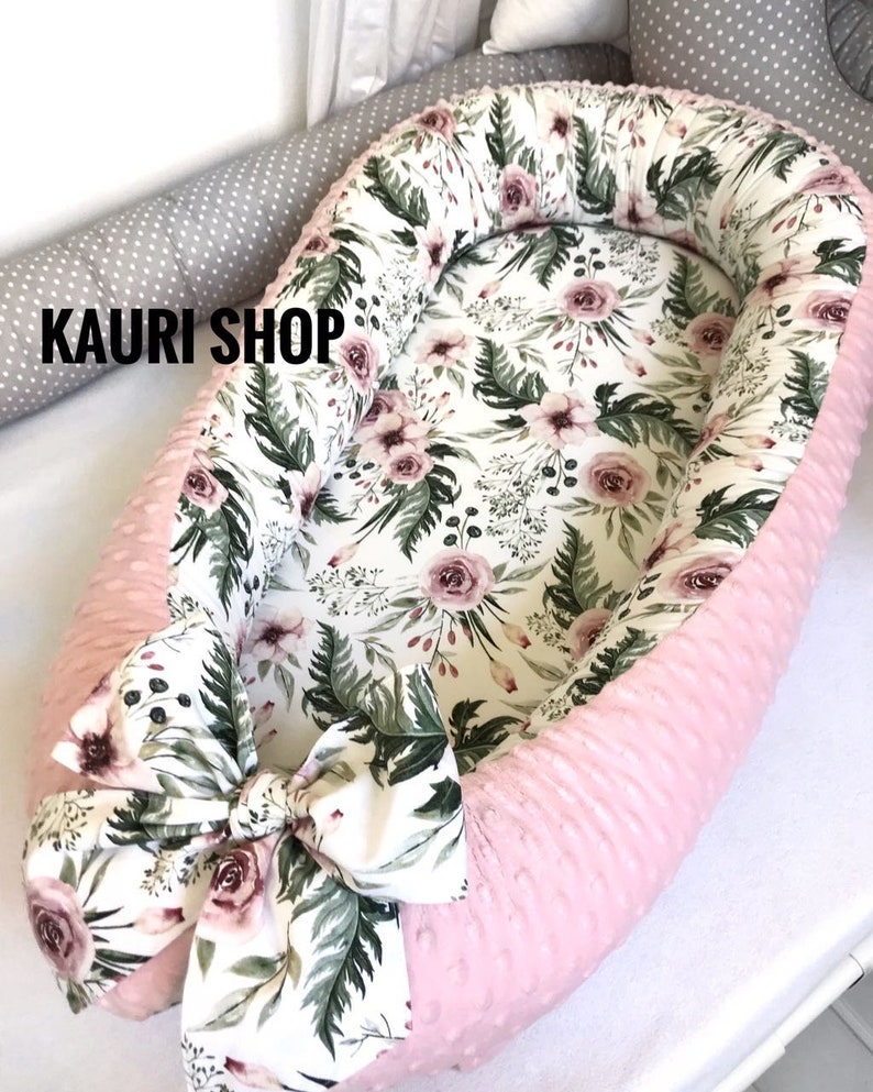 Doublesided baby nest for newborn babynest sleep bed cot Etsy