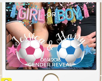 Gender Reveal Soccer Ball Etsy