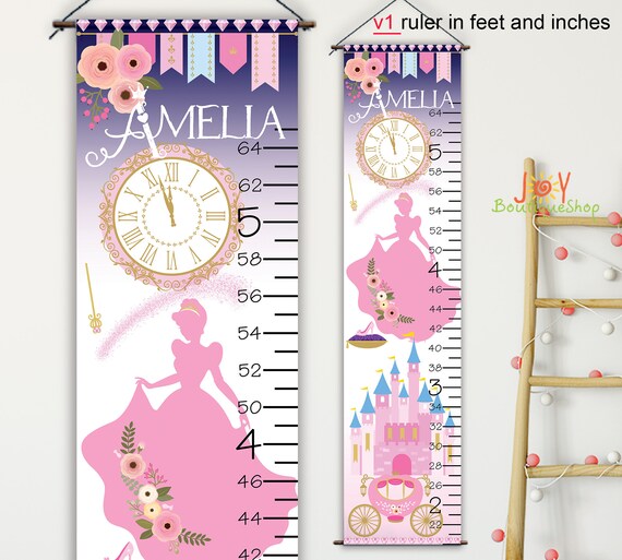 Personalized Princess Growth Chart