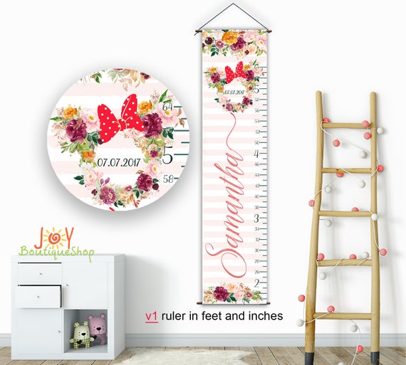 Personalized Growth Chart Girl