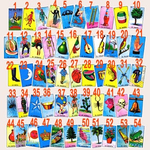 Loteria Themed Birthday Invitation Birthday Party Any Age | Etsy