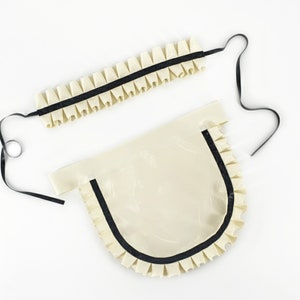 XS-3XL Latex maid roleplay accessory set