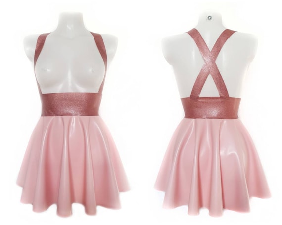 Skater skirt with shop braces