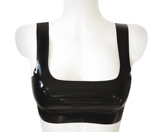 XS-3XL Latex crop top