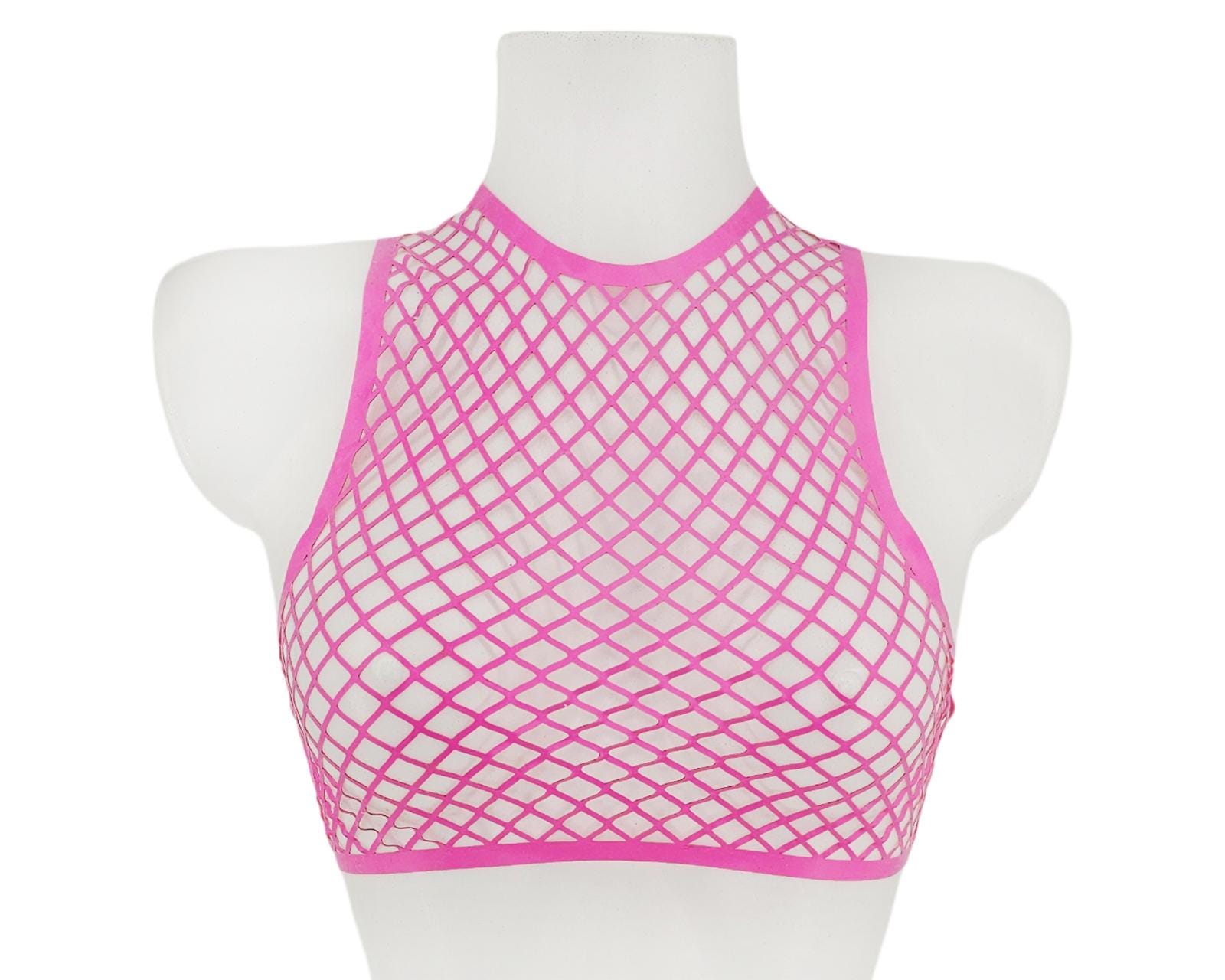 fishnet vest womens