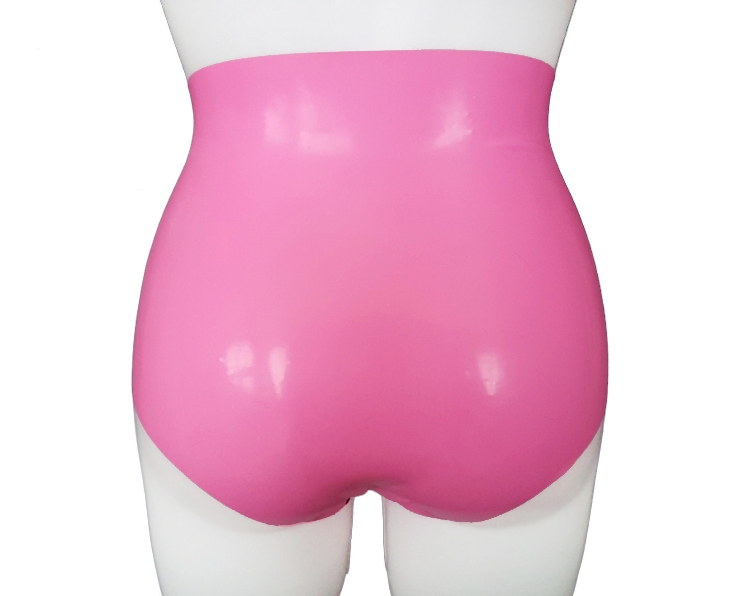 womens underwear, panty, external rubber, white Color White Size 10/5XL