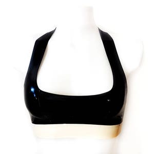 XS-3XL Latex halter top