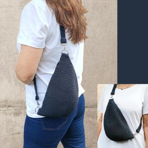 Patrón de crochet para bolso bandolera CROSSBODY PDF pequeño imagen 4