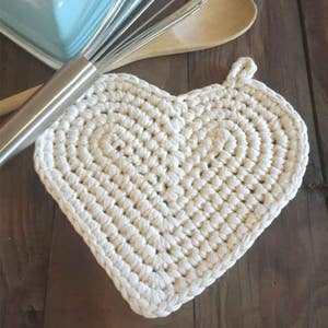 Heart Potholder Crochet Pattern