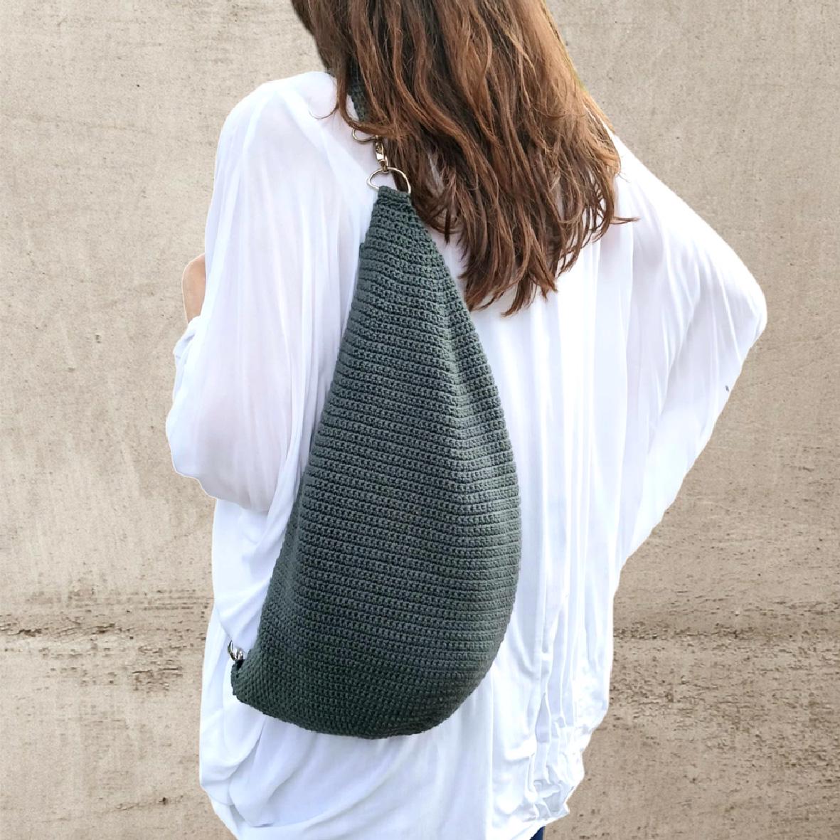 31 Crochet Sling Bags with Crossbody Bags, Tote Bags, and Keychain Styles 17 Crossbody Sling Bag DIY Large