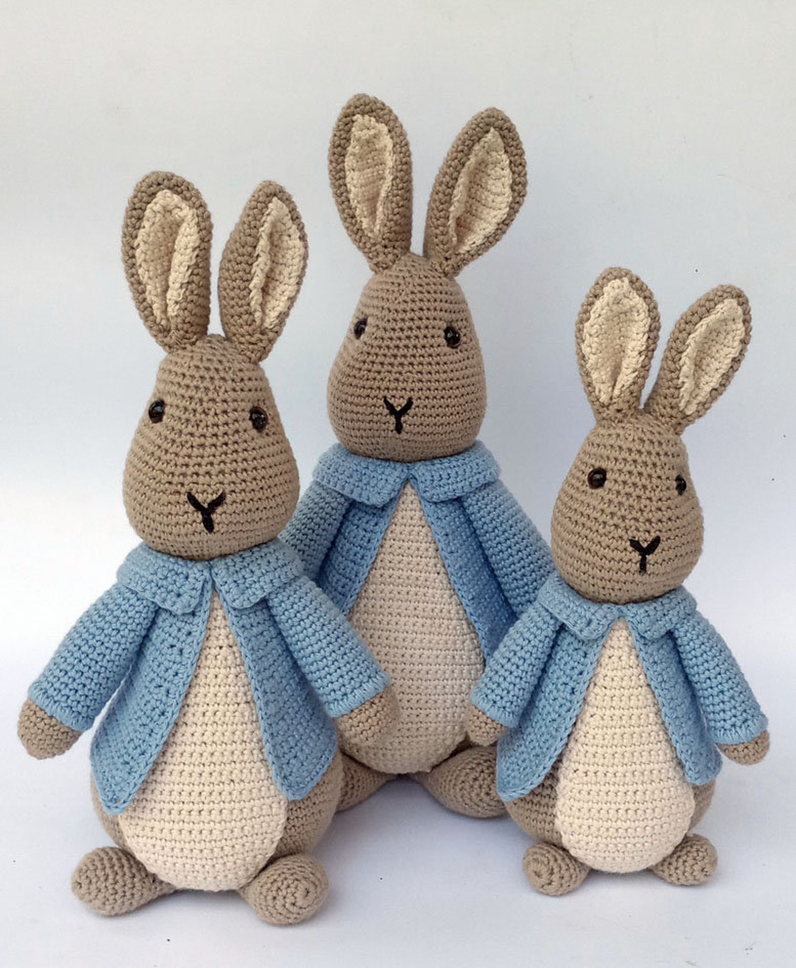 Peter Rabbit Crochet Pattern Bundle - LARGE & SMALL - Etsy UK