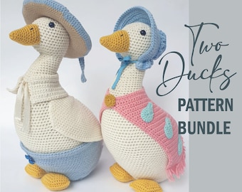 TWO DUCKS Crochet Pattern Bundle PDF