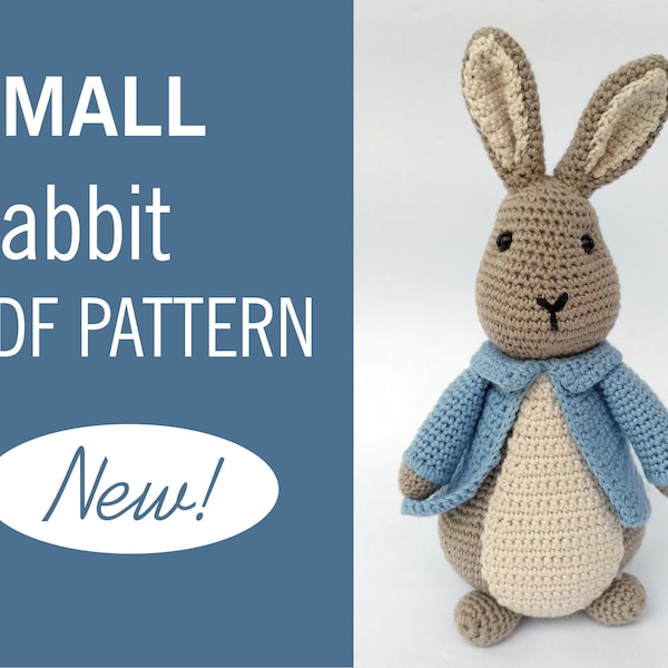 Rabbit Crochet Pattern PDF Small