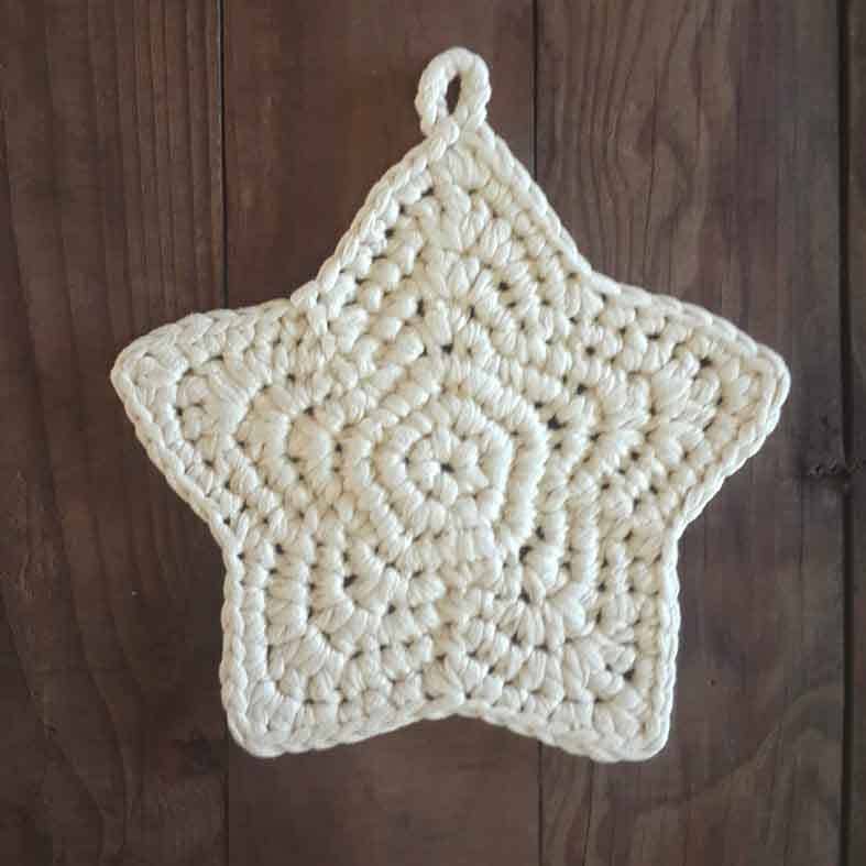 Star Potholder Crochet Pattern Etsy