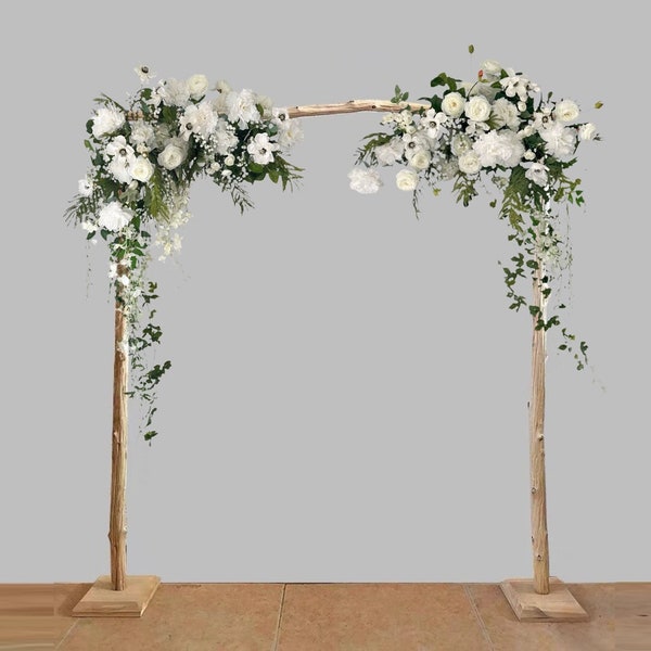 White Rose Eucalyptus Wedding Archway Flower/ Aisle Flower/ Wedding Table Flower/ Wedding Swag Flower/ Wedding Sign Flower/ Floral Swag Arch