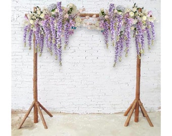 Cuore di lavanda artificiale, viola, 20 cm - Corone di fiori artificiali