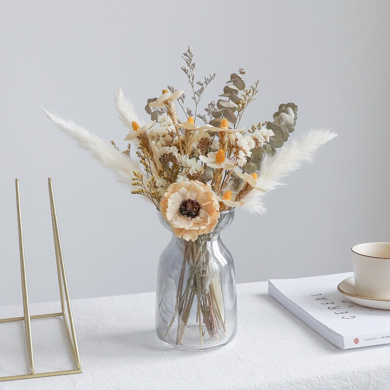 Real Dried Flower Bouquet/ Natural Dried Flower/ Flower Decor/ Etsy