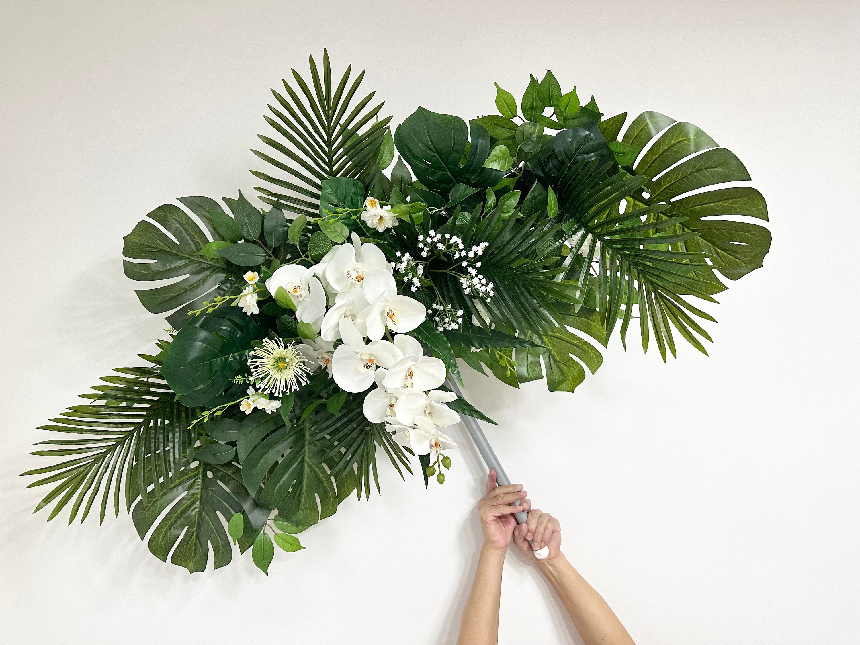 Monstera, Eucalyptus & Orchid Wedding Archway Flower Decor - Etsy