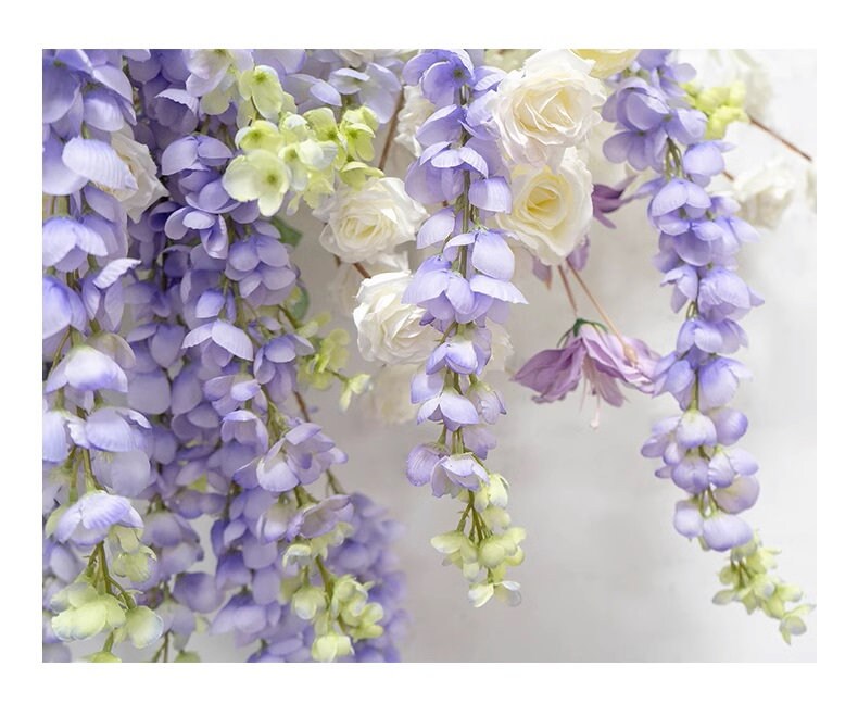 Ghirlanda di lavanda artificiale: decorazione per porta in stile fattoria da 16 pollici - Italia