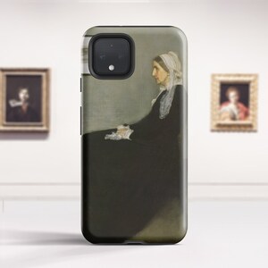 James Whistler &quot;Whistlers Mother&quot; Google Pixel 7 case Pixel 6 Pro case Pixel 4A 5G Pixel  Protective hard case for Google Samsung. PC-JWI-01