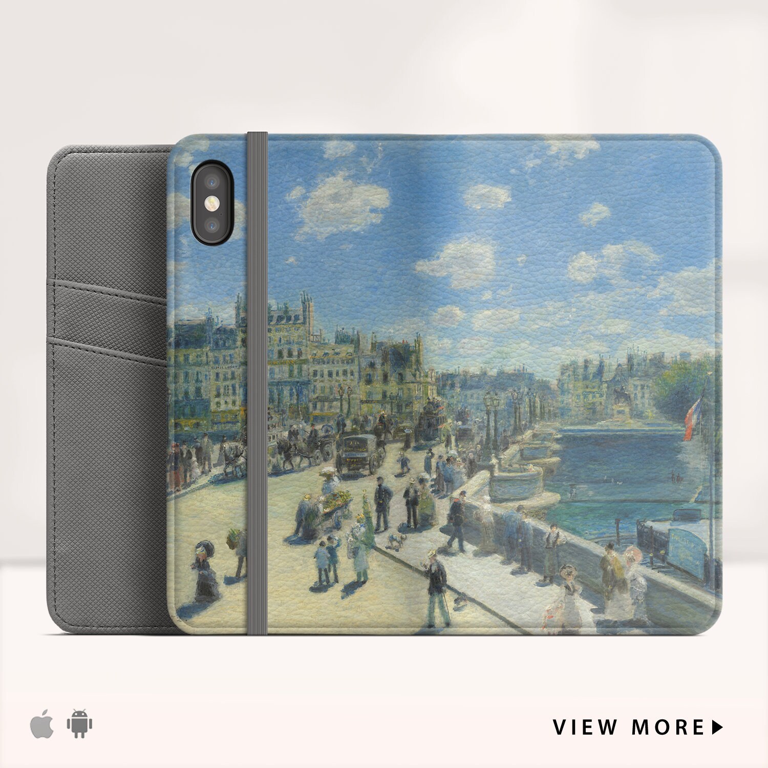 Renoir pont Neuf, Paris Art iPhone 14 Plus Case iPhone 15 Case