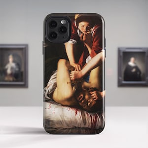 Artemisia Gentileschi &quot;Judith Slaying Holofernes&quot; iPhone 14 Pro Max case iPhone 13 case iPhone 16 case iPhone 15 Hard Phone cover. PC-GDO-01