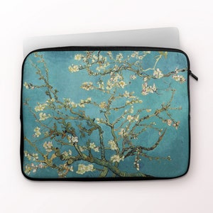 Van Gogh Blossoming Almond Tree MacBook Sleeve Air Pro 12 13 15 inch HP Asus Sony Dell Lenovo Laptop Case. LS-VVG-02 image 1