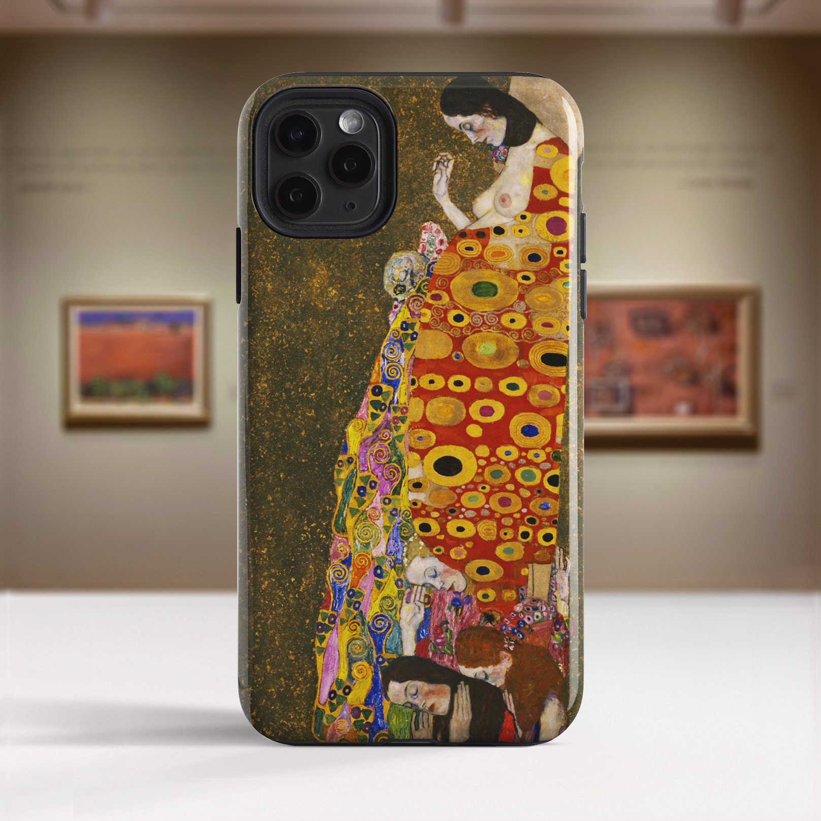 クリムト アイフォンケース  1点 グスタフ・クリムト「希望」iPhone 16 Pro Maxケース iPhone 15+
