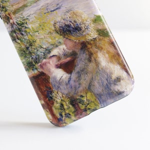 Pierre-Auguste Renoir By the Water Fine Art iPhone 14 Pro Max case iPhone 12 Pro case iPhone 15 case iPhone SE 2020 Hard cover. PC-PAR-03 image 5
