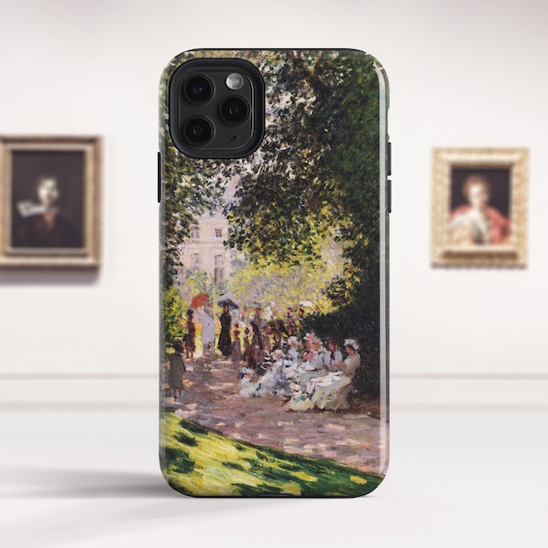 Claude Monet "The Parc Monceau" iPhone 14 Pro Max case iPhone 12 case iPhone 13 Pro case Phone case iPhone SE 2 3 Protective case PC-CMO-28