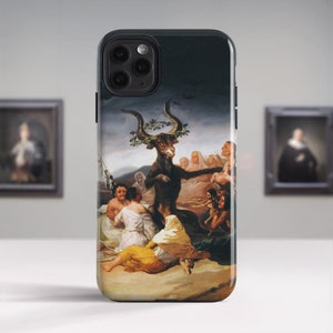 Francisco Goya "Witches' Sabbath" iPhone 13 case iPhone 14 Pro Max case iPhone 12 mini case iPhone 15 case SE Protective case. PC-FGO-01