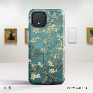 Van Gogh &quot;Blossoming Almond Tree&quot; Google Pixel 8 case Google 4a 5G case Pixel 6 Pro case Pixel 5 case Protective case for Samsung. PC-VVG-02