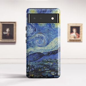 Vincent Van Gogh &quot;Starry Night&quot; Google Pixel 8 Pro case Pixel 7 case Pixel 5 case Pixel 6 Pro Pixel 4a 5G Phone cover for Samsung. PC-VVG-13