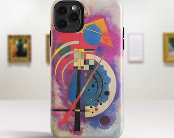 Vasily Kandinsky "Hommage a Grohmann"  Fine Art iPhone 14 iPhone 13 Pro Max case iPhone 15 Pro case iPhone Xs case iPhone SE case. PC-VKA-09