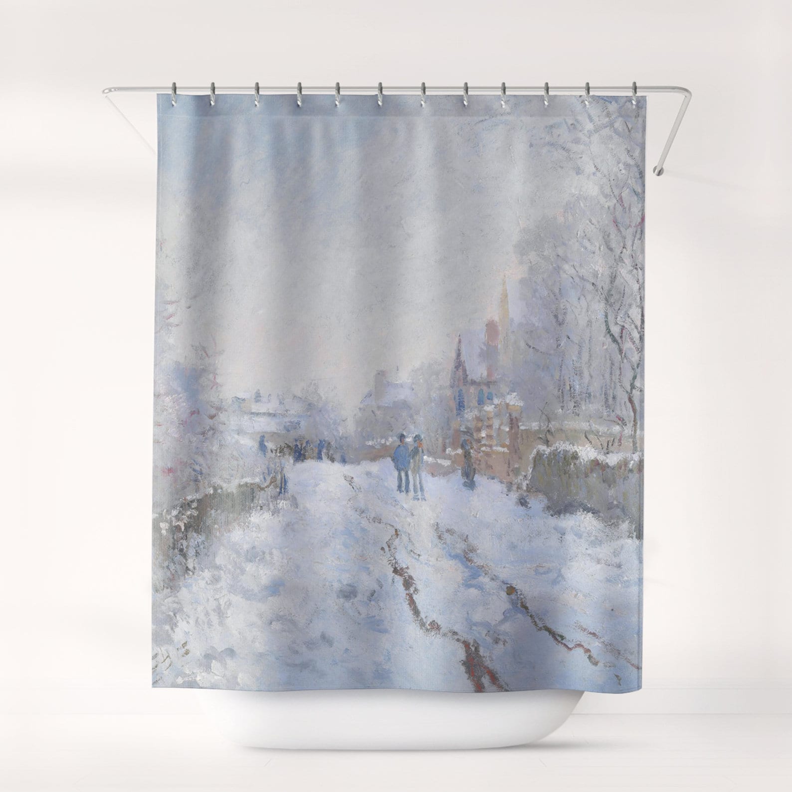 WC-CMO-13 Claude Monet Snow Scene at Argenteuil iPhone X Wallet ...