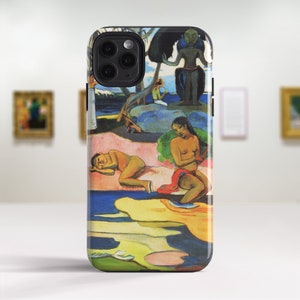 Paul Gauguin &quot;Day of God&quot; iPhone 15 Pro case iPhone Xs Max case iPhone SE 2020 case Phone 13 Pro case iPhone Xr X 12 etc. PC-PGA-01