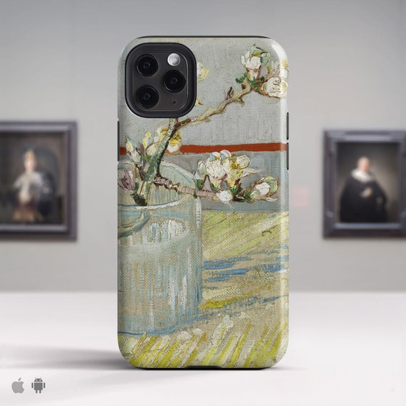 Van Gogh Sprig Of Flowering Almond Fine Art Iphone Etsy