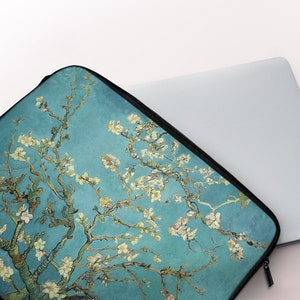 Van Gogh Blossoming Almond Tree MacBook Sleeve Air Pro 12 13 15 inch HP Asus Sony Dell Lenovo Laptop Case. LS-VVG-02 image 2