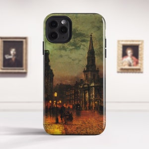 John Grimshaw &quot;Blackman Street London&quot; Art iPhone 14 Pro Max case iPhone 16 Pro case iPhone 15 case iPhone SE 2020 Hard cover. PC-JGR-03