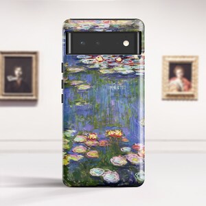 Monet &quot;Water Lilies II&quot; Google Pixel 7 case Pixel 6 Pro case Pixel 4A 5G Pixel  Protective hard case for Google. PC-CMO-20