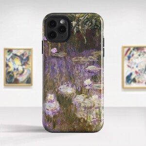 Monet "Water Lilies" iPhone 15 Pro case iPhone 14 Plus case iPhone SE 2023 case Phone 13 Pro case iPhone Xr X 6 etc. PC-CMO-19
