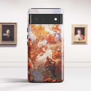 Francois Lemoyne &quot;The Apotheosis of Hercules&quot; Google Pixel 6 case Samsung Galaxy S22 case Pixel 5 Pixel 4 5G case protective case. PC-FLE-01