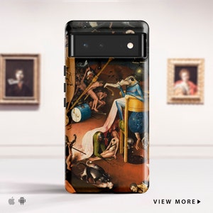 Hieronymus Bosch &quot;The Garden of Earthly Delights&quot; Google Pixel 6 case Pixel 5 5G case Samsung Galaxy S22 case Galaxy S23 case PC-HBO-01.
