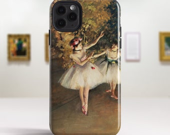 Edgar Degas "Two Dancers on Stage" iPhone 15 Pro Max case iPhone 13 mini case iPhone 14 Plus case iPhone 11 Protective case. PC-EDE-02