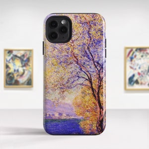 Claude Monet "Antibes Seen from Salis..." iPhone 14 Pro Max case iPhone 15 Pro case iPhone 12 case iPhone Xr SE 13 Pro case. PC-CMO-01