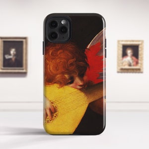 Fiorentino Rosso "Musical Angel" iPhone 14 Pro Max case iPhone 15 Pro case iPhone 12 mini case iPhone Xr SE 13 Pro fine art case. PC-FRO-01