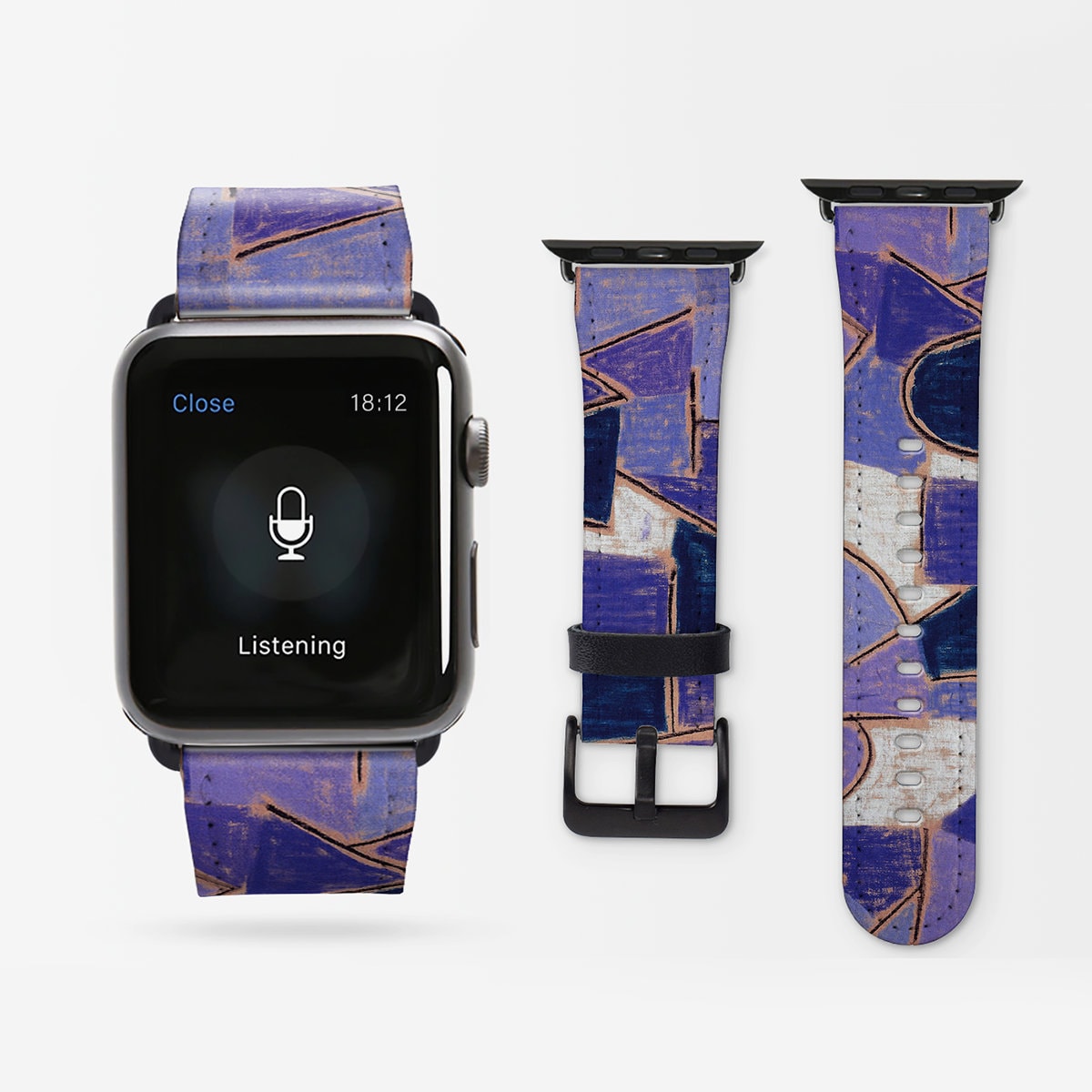 Paul Klee blue Night Apple Watch Strap 