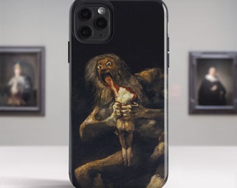Francisco Goya &quot;Saturn Devouring His Son&quot; iPhone 14 Pro Max case iPhone 13 Pro case iPhone 16 case iPhone 15 case iPhone Xr case. PC-FGO-02